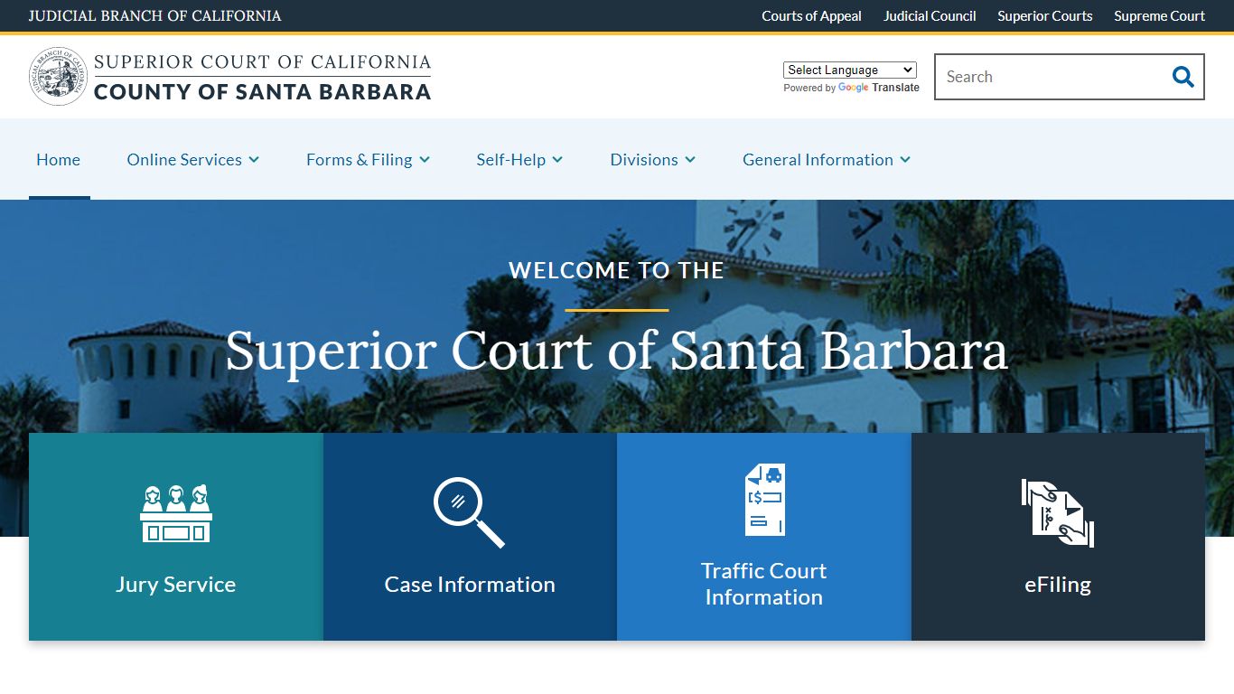 Home | Superior Court of California | County of Santa Barbara